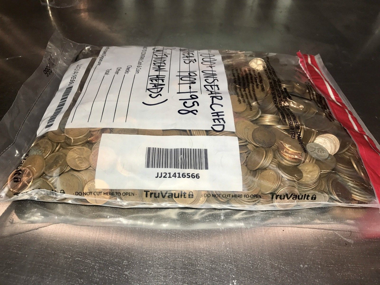 1000 COPPER WHEAT PENNY BAGS OLD ONE CENT SET MONEY HOARD LOT ESTATE SALE