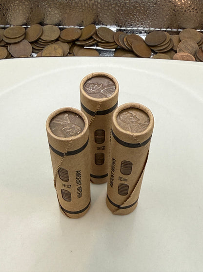 Unsearched Wheat Penny Window Rolls (1909–1958)