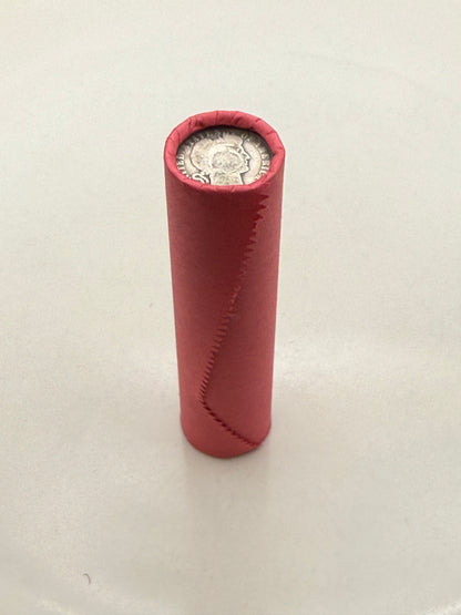 Red Wheat Penny Rolls with a Silver Barber Dime Ender