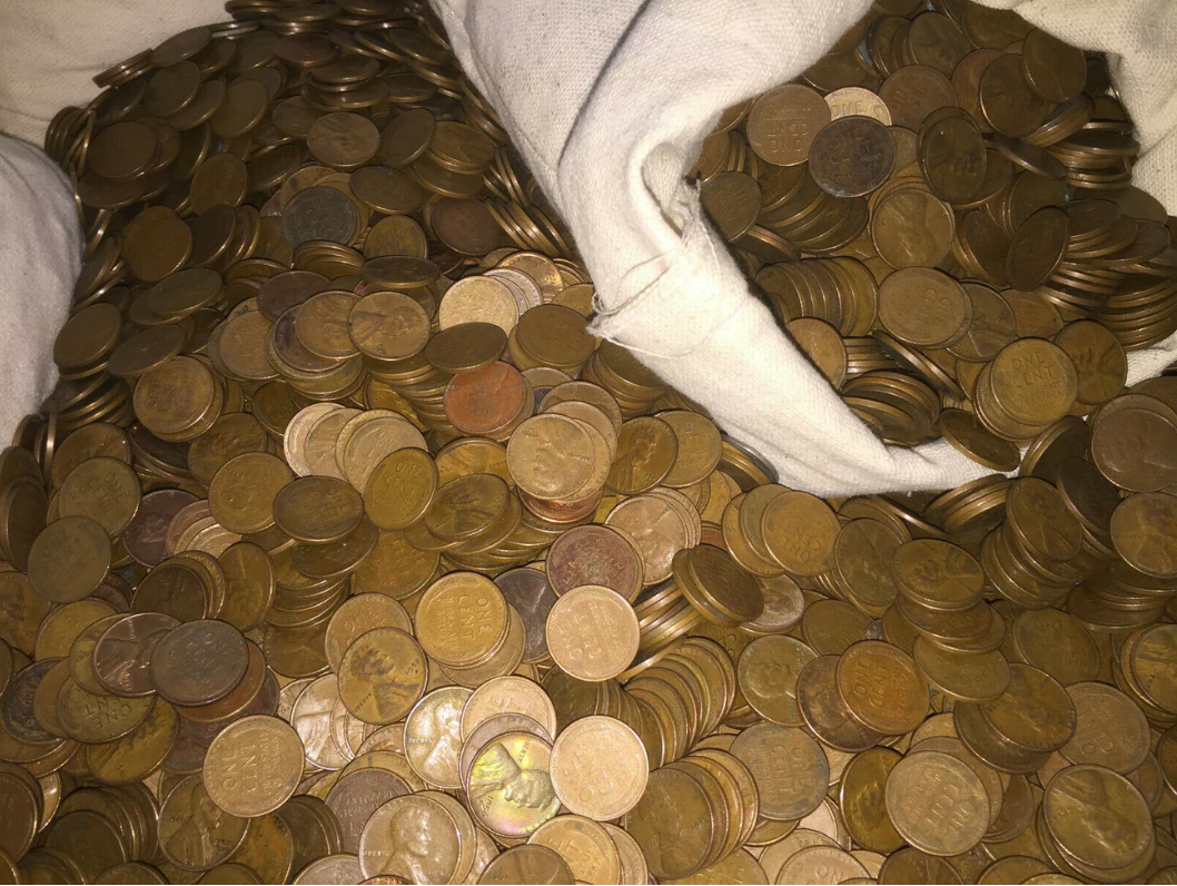 One Pound Bank Bags of Lincoln Wheat Cents (1909–1958)